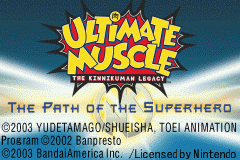 Ultimate Muscles Path Of The Superhero screenshot 2 for GameBoy Advance